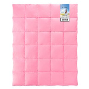 Kołdra półpuch gęsi róż 135x200 całoroczna 1,9kg (Mr. Pillow)