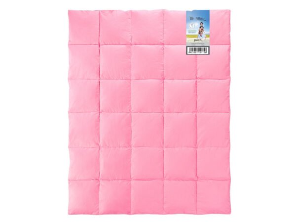 Kołdra puch gęsi róż 155x200 ciepła 2,2kg (Mr. Pillow)