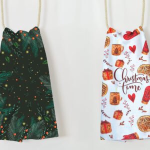 Komplet ścierek kuchennych MS HOME/2x38x60/CHRISTMAS/2 (promocja)