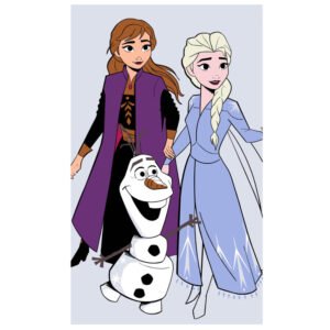 Ręcznik przedszkolny dla dziecka 30x50 Frozen Anna i Elsa