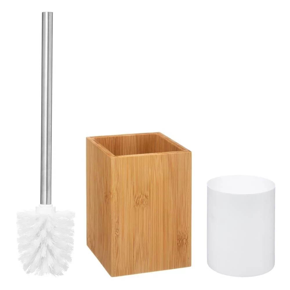 "5five Simple Smart BAMBOO" tualeto šepetys su stovu 30 cm B07WK4D2HN