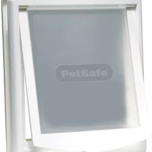 "Altranet PetSafe" dvipusės naminių gyvūnėlių durelės 760, L 35,6x30,5 cm, baltos spalvos 5023 5023