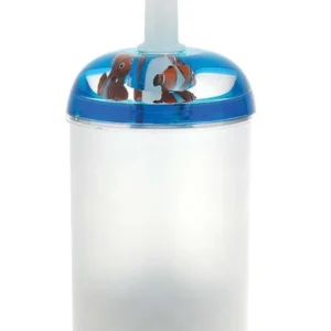 "Aqualine Pyxis" - "Nemo" stovintis tualeto šepetys, baltos ir mėlynos spalvos PY3389
