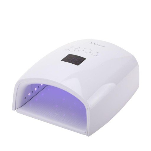 "AlleLux S10" dviguba UV/LED 48 W įkraunama lempa hibridams ir geliams Balta