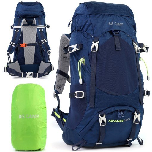 Žygių kuprinė 50l trekking LARGE in the mountains travel mountain frame POWERFUL