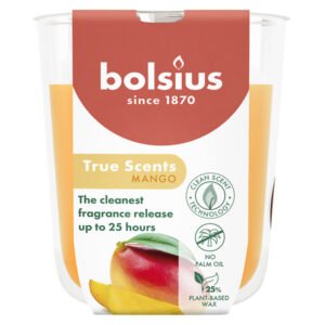Žvakė stiklinėje Tue Scents Mango 8 cm