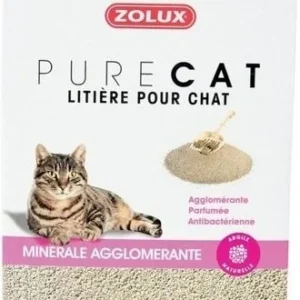Zolux Zolux Zolux Pure Cat - Mineralinis kraikas katėms - sulipęs, antibakterinis 10l x 8 vnt. 476317