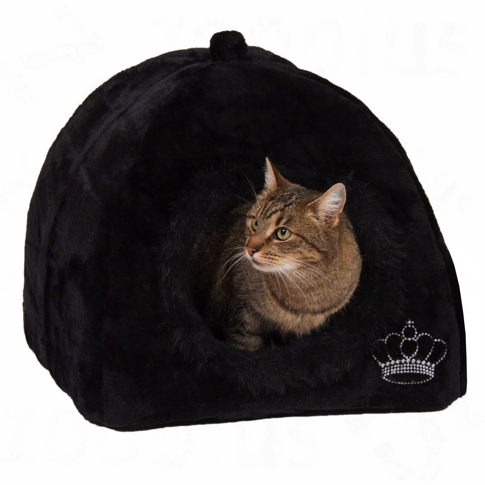 zooplus Išskirtinė šunų ir kačių dėžė Royal Pet Black juoda D x Š x V 45 x 45 x 45 cm
