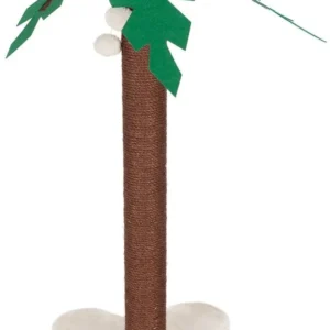 Zooplus Exclusive Coco Palm kačių draskyklė rudos ir kreminės spalvos