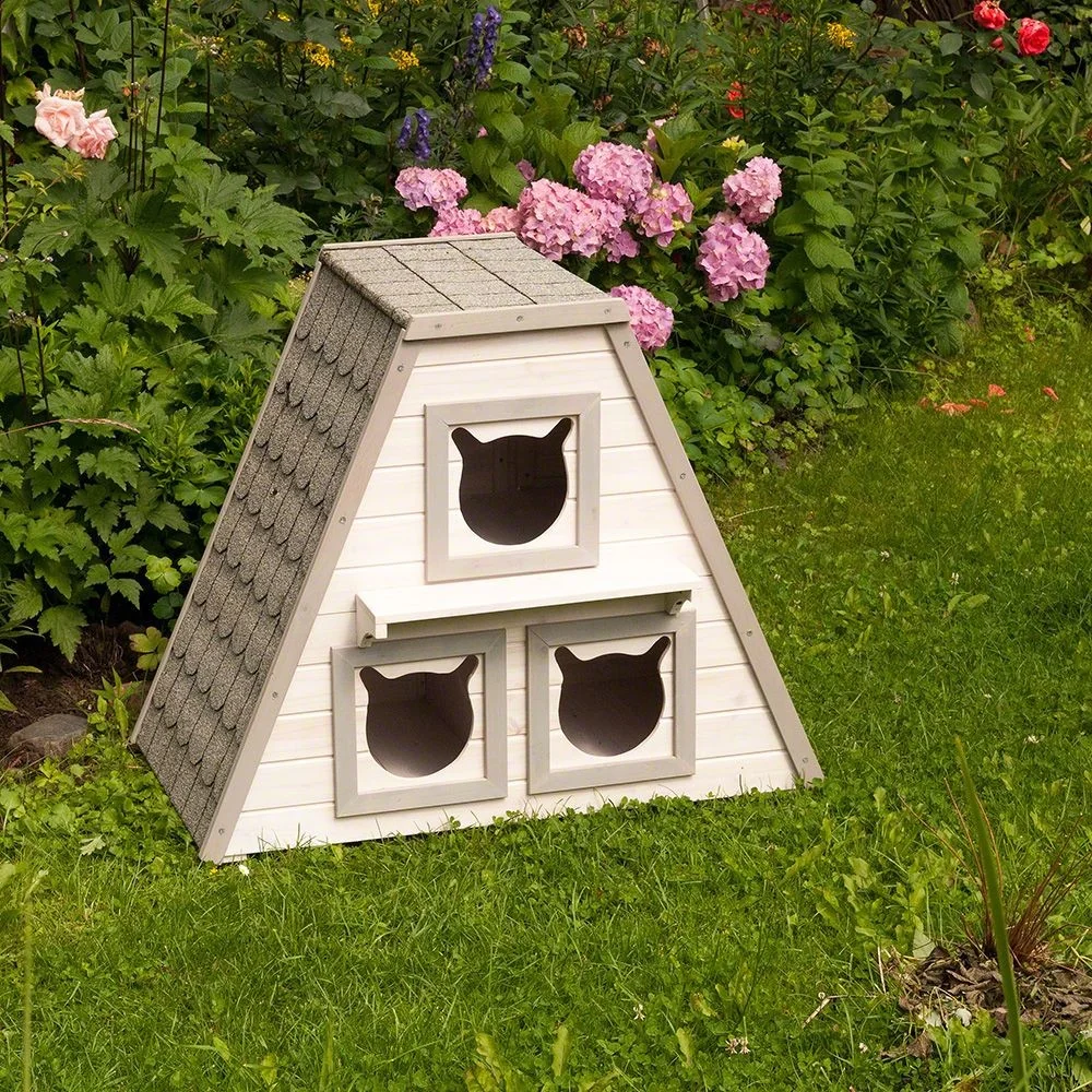 zooplus Exclusive Madeiros kačių namelis D x Š x V 90 x 50 x 75 cm