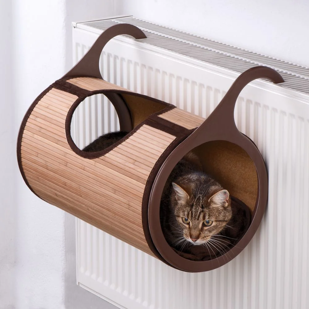zooplus Exclusive Natural Retreat Radiator Bed Beige Brown| NEMOKAMAS DOVOŽIMAS nuo £89 + BONUSAS pirmam užsakymui